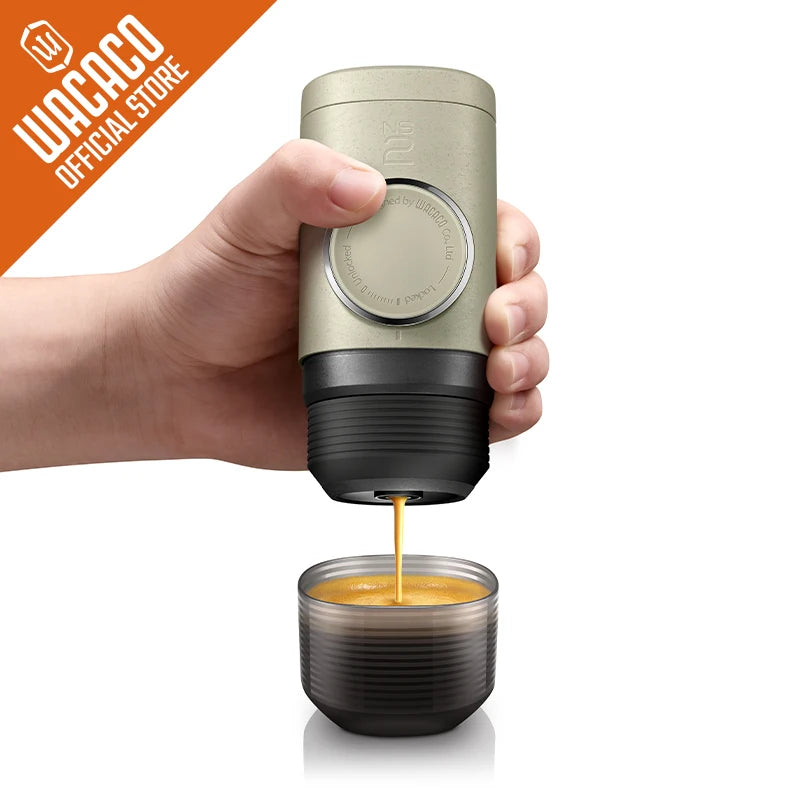 Wacaco Minipresso NS2 Portable Espresso Machine – Ultra-Compact Manual Capsule Coffee Maker