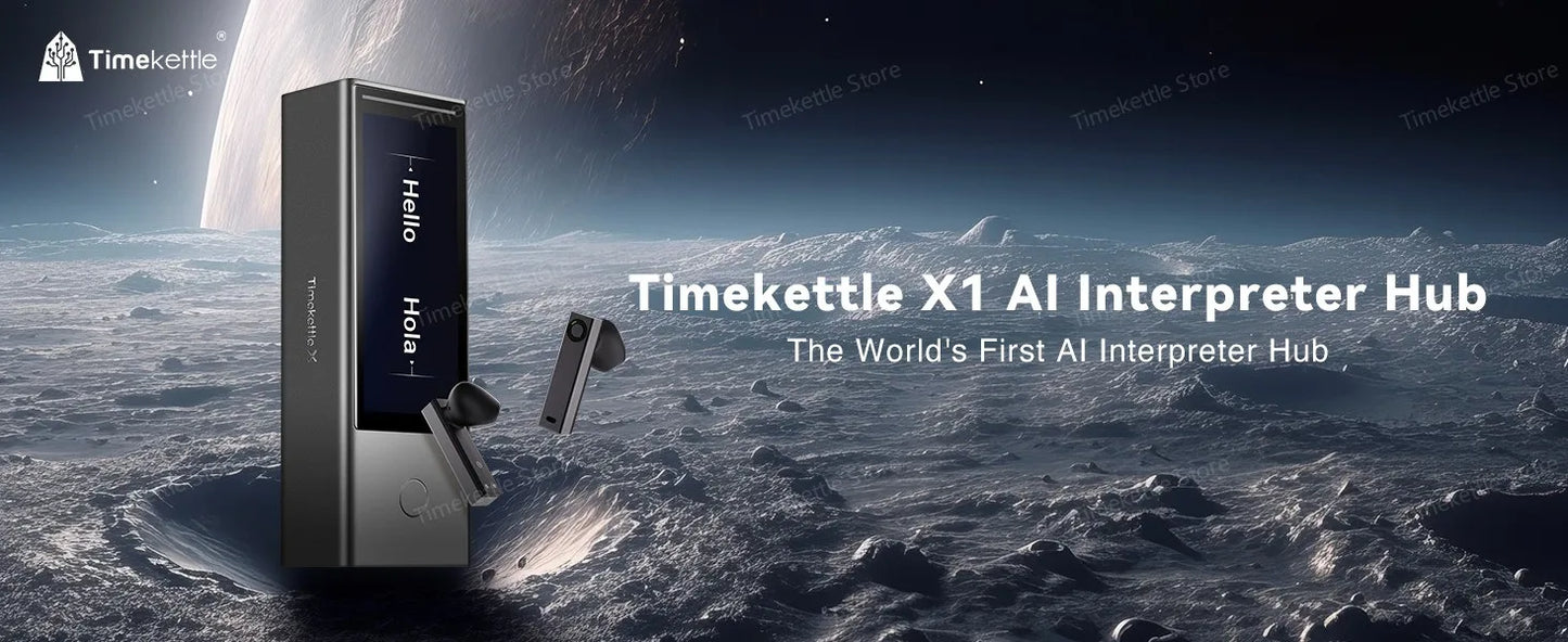 Timekettle X1 AI Interpreter Hub 43 Languages Translator Earbuds