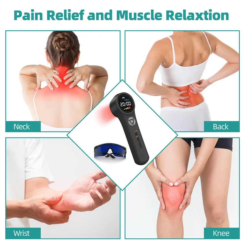 Professional High-Power Cold Laser Therapy Device – 660nm 810nm 980nm