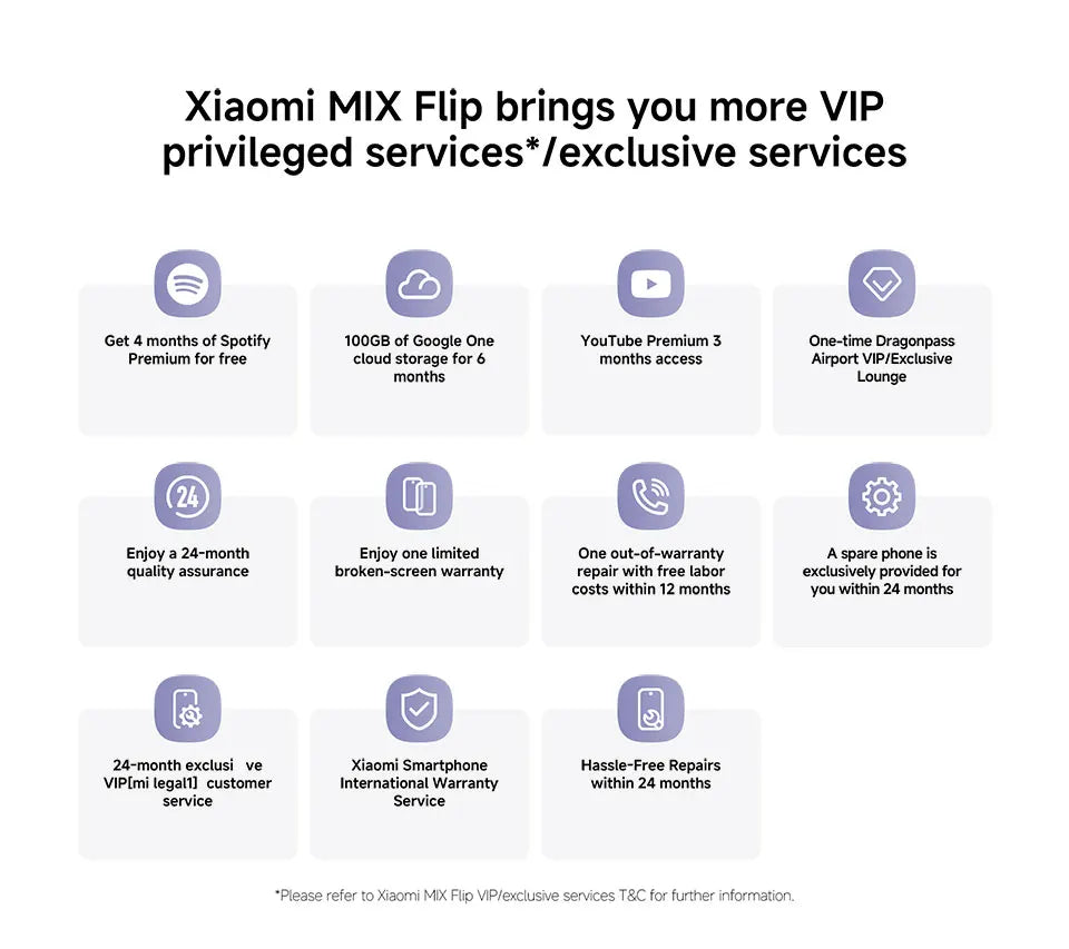 FR Warehouse Xiaomi MIX Flip Smartphone Global Version New Snapdragon 8 Gen 3 CPU 50MP Leica Camera  12GB RAM 512GB ROM 6.86 inch Foldable Display NFC - Limetastore