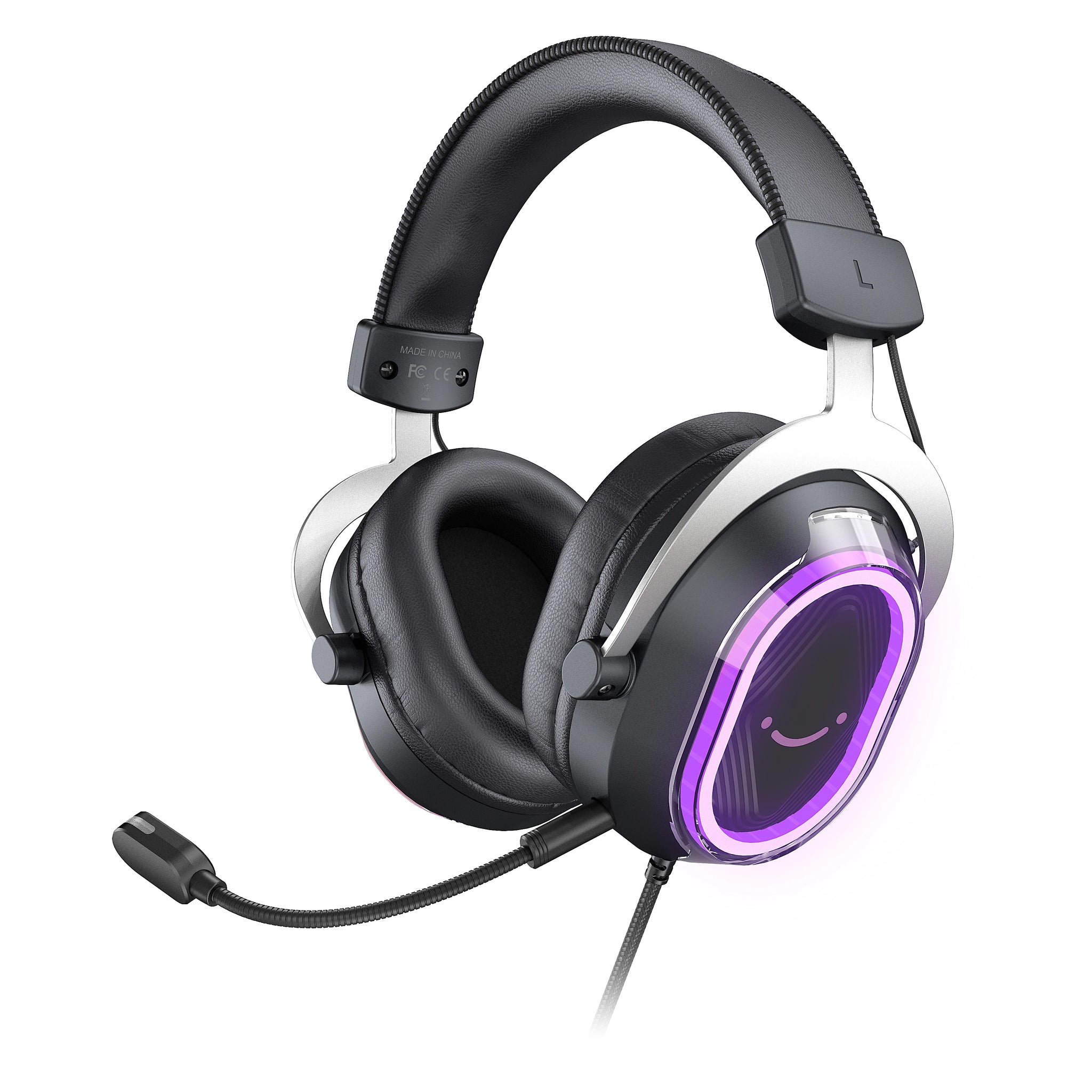 FIFINE H13 RGB Gaming Headset | 7.1 Surround Sound & Dual Sound Card