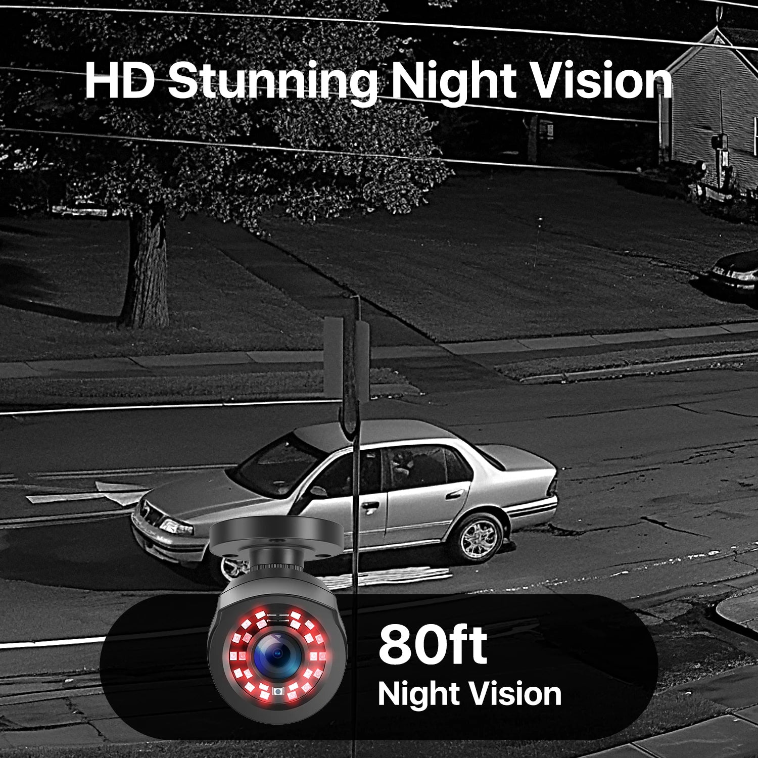 ZOSI 8CH 1080P CCTV Security System – 5MP Lite H.265+ DVR with 2/4/6/8× 2MP Outdoor Night Vision Cameras