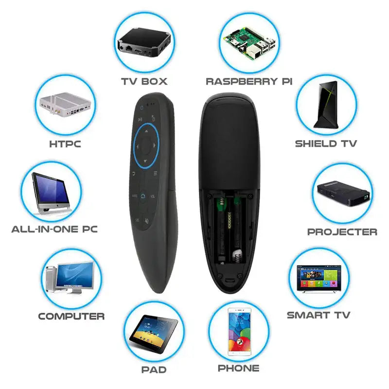 BT Air Mouse Bluetooth Remote for Android TV & CarPlay