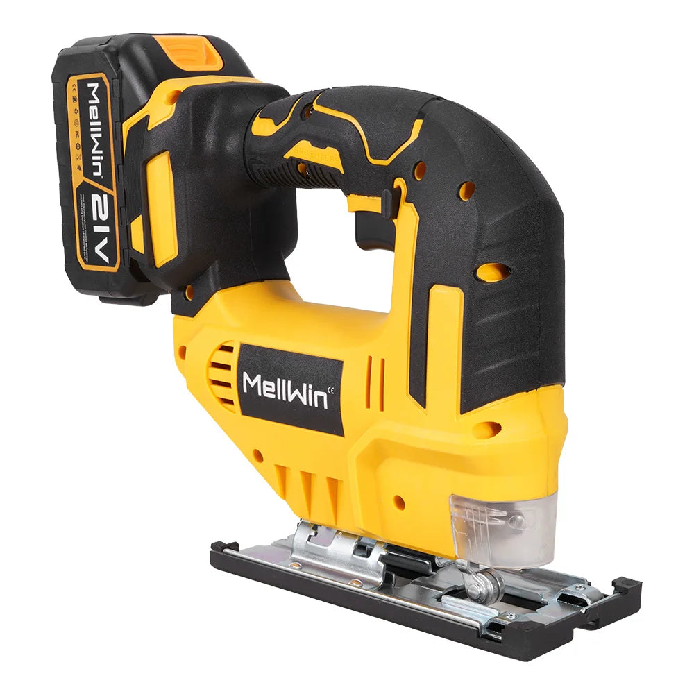 MELLWIN 3500RPM Cordless Electric JigSaw 31 Blade Wireless Curve Saw Multi-function Woodworking Tool For Makita 18V Battery Pin - Limetastore