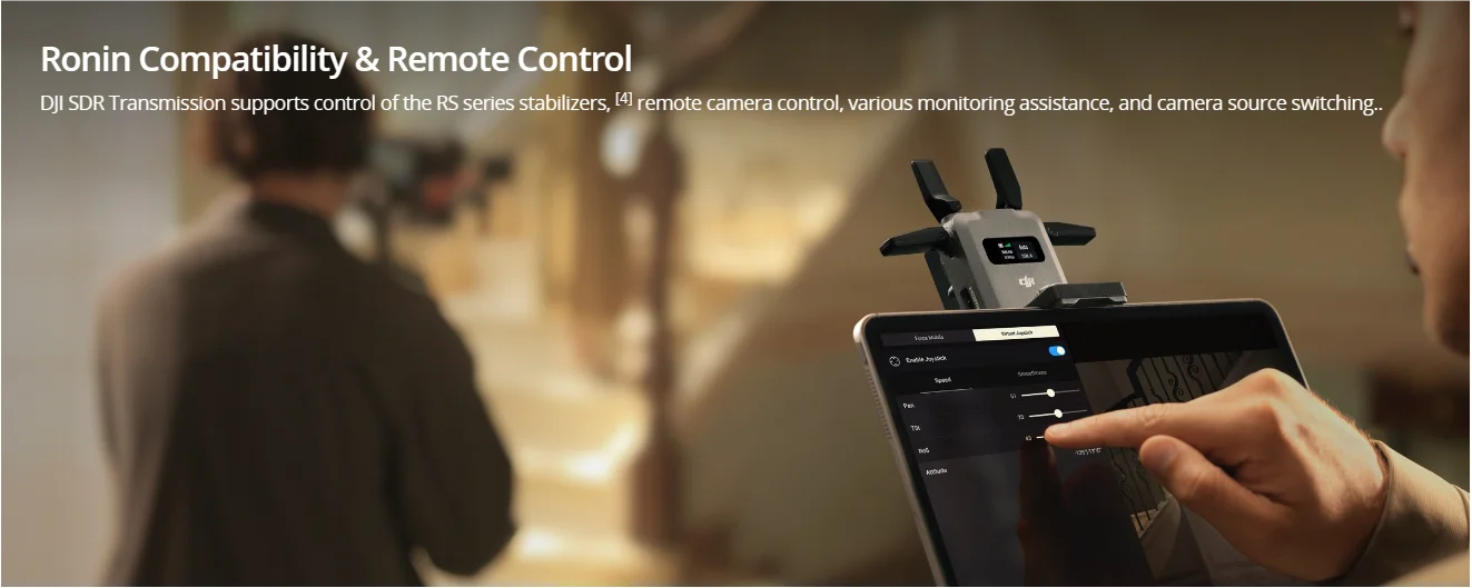 DJI SDR Transmission Combo – Stable, Anti‑Interference Digital Link with USB‑C Monitoring