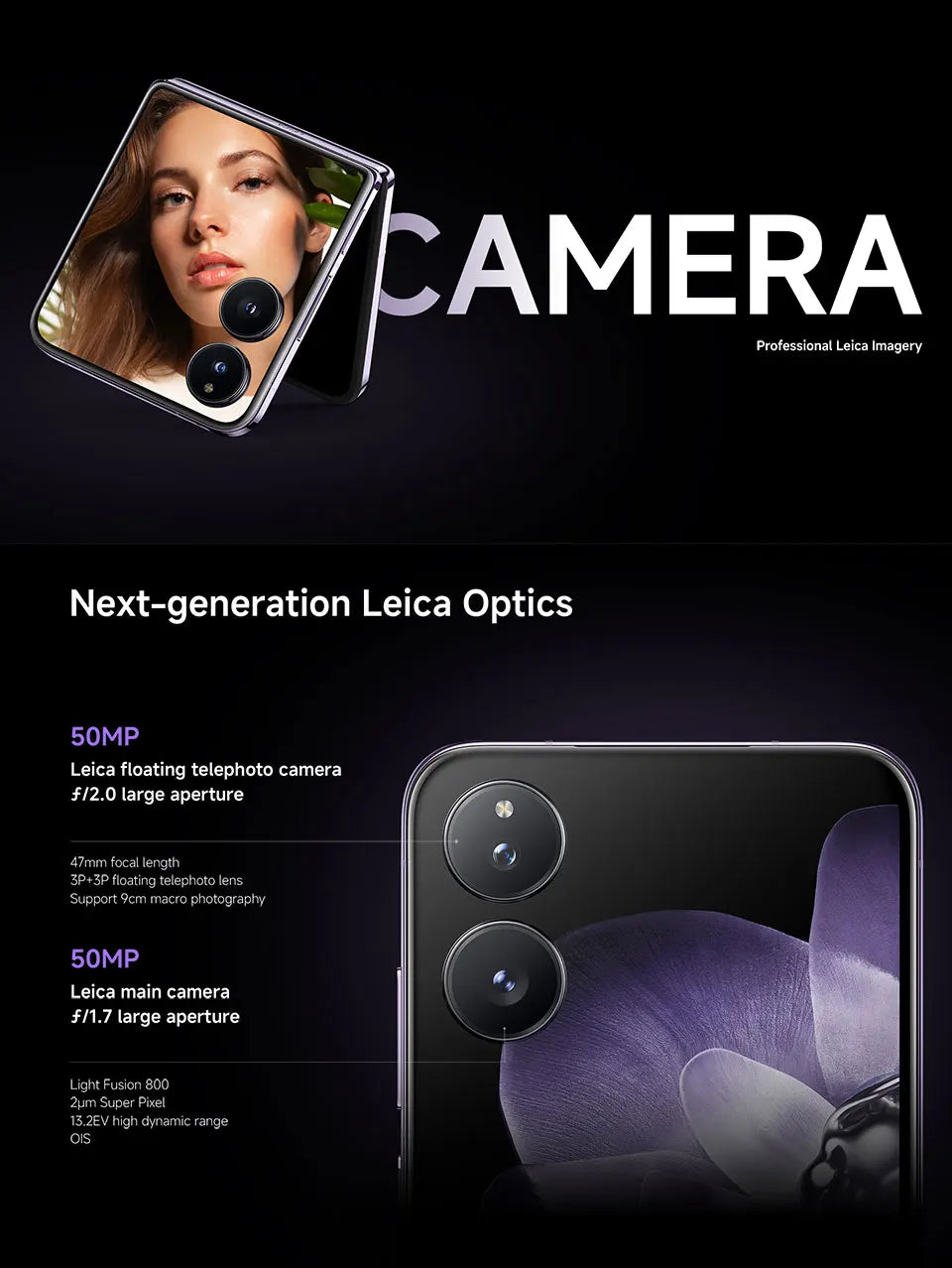 Global Version Xiaomi MIX Flip Smartphone New Snapdragon 8 Gen 3 CPU 50MP Leica Camera  12GB RAM 512GB ROM 6.86 inch Foldable Display NFC - Limetastore