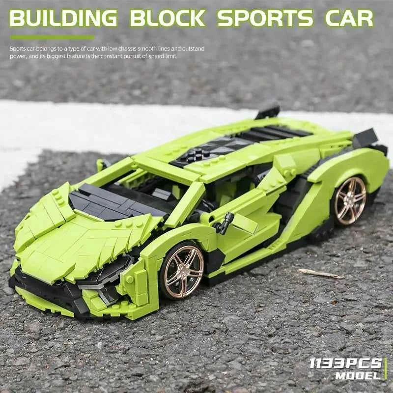 Mould King 10011 Technical Sian Sport Racing Car Building Blocks — DIY Assembly Gift - Limetastore