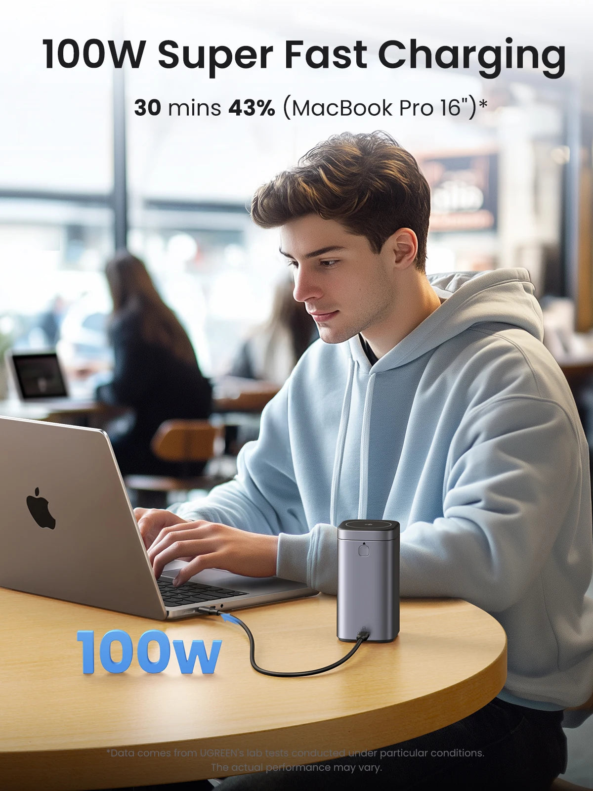 UGREEN 145W 20000mAh Power Bank – Qi2 15W Magnetic Wireless Charging Station