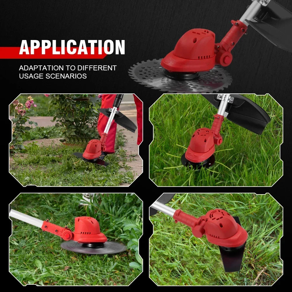 ONEVAN 10" Brushless 36,000 RPM Cordless Grass Trimmer | Foldable Lawn Mower