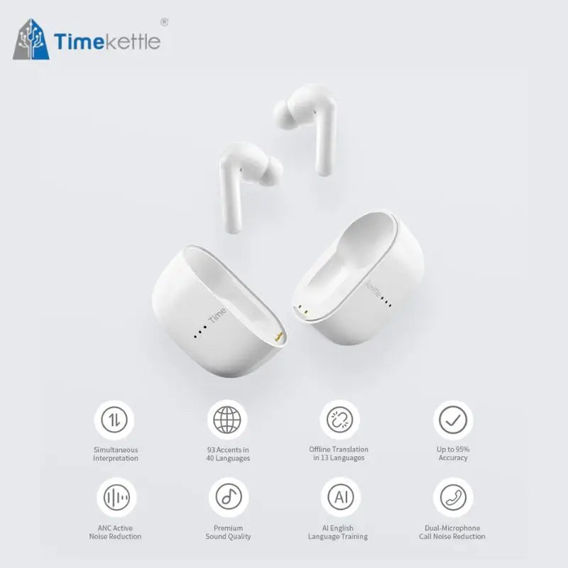 Timekettle M3 Translator Earbuds 43 Languages Two-Way Translation