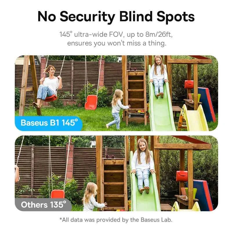 Baseus Security B1 Outdoor Camera 2K Wireless Wifi Camera Security Protection System 24/7 Recording Built-in 8GB Local Storage - Limetastore