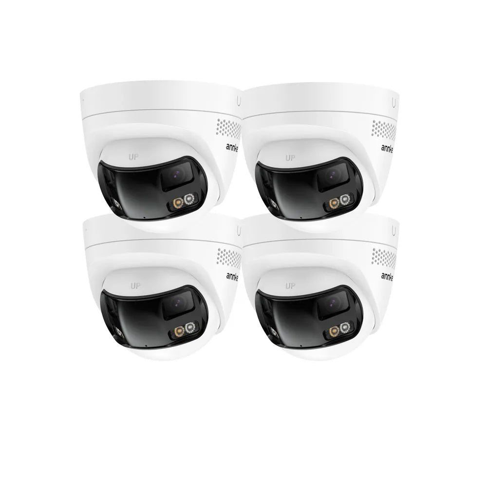 ANNKE 6MP 180° Panoramic Camera | Dual‑Lens, Color Night Vision, AI Detection