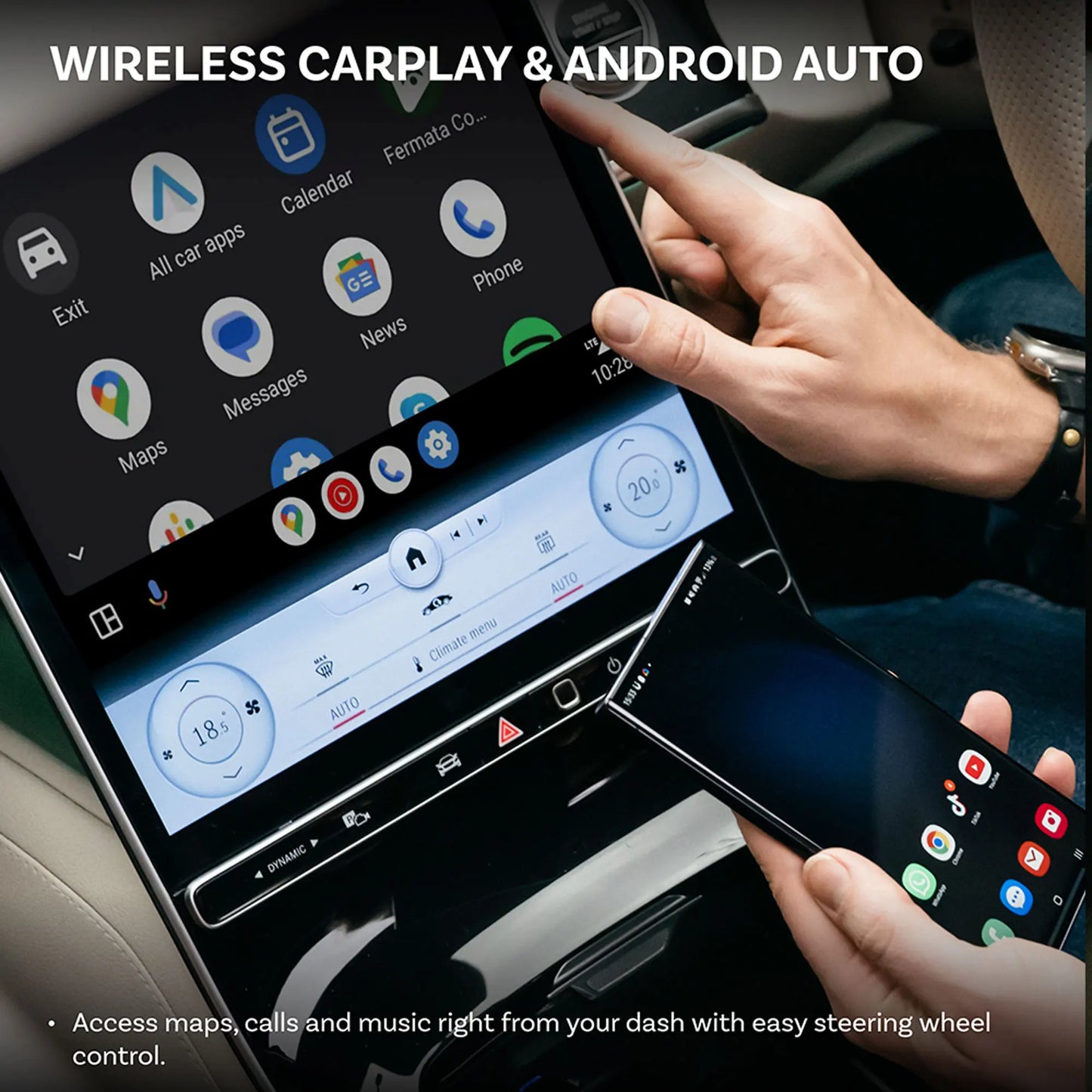 OTTOCAST P3 / P3 PRO Android TV AI Box with HDMI & Wireless CarPlay