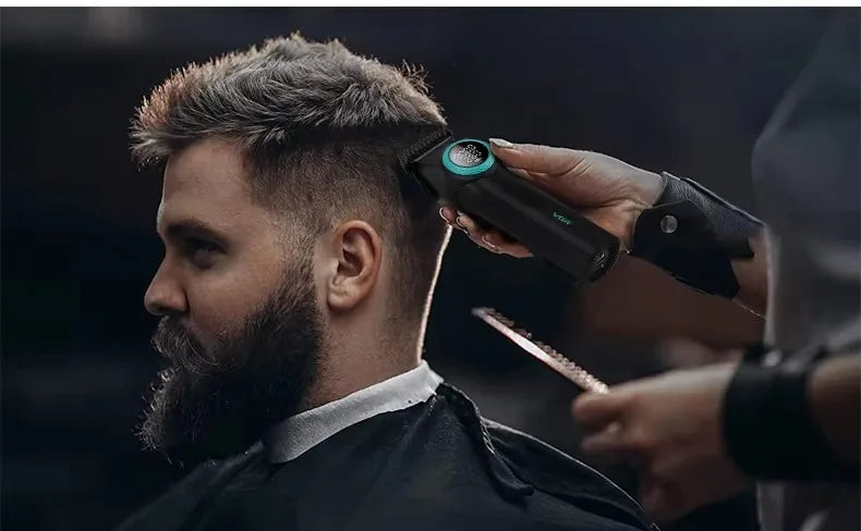 VGR Hair Trimmer Professional Hair Cutting Machine Electric Hair Clipper BLDC Motor Cordless Barber LED Trimmer for Men V-977