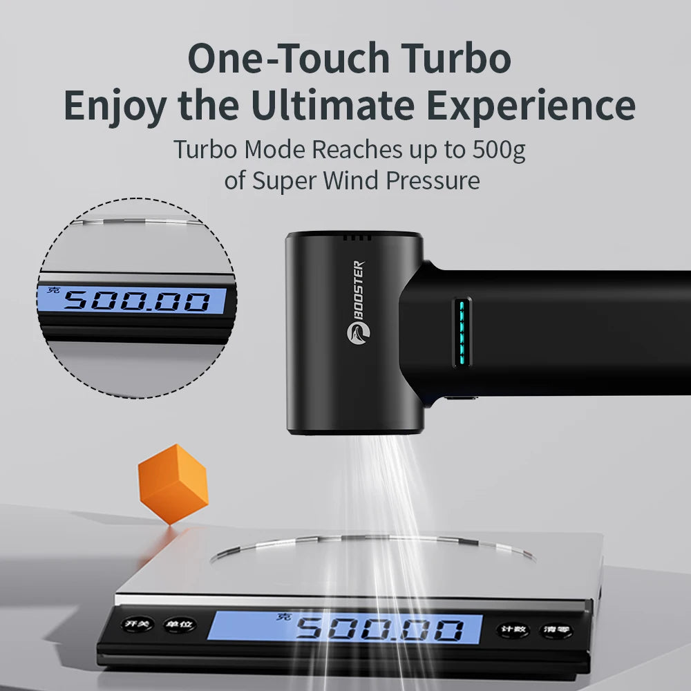 Booster TF40 Turbo Fan – Brushless High‑Speed Portable Air Blower