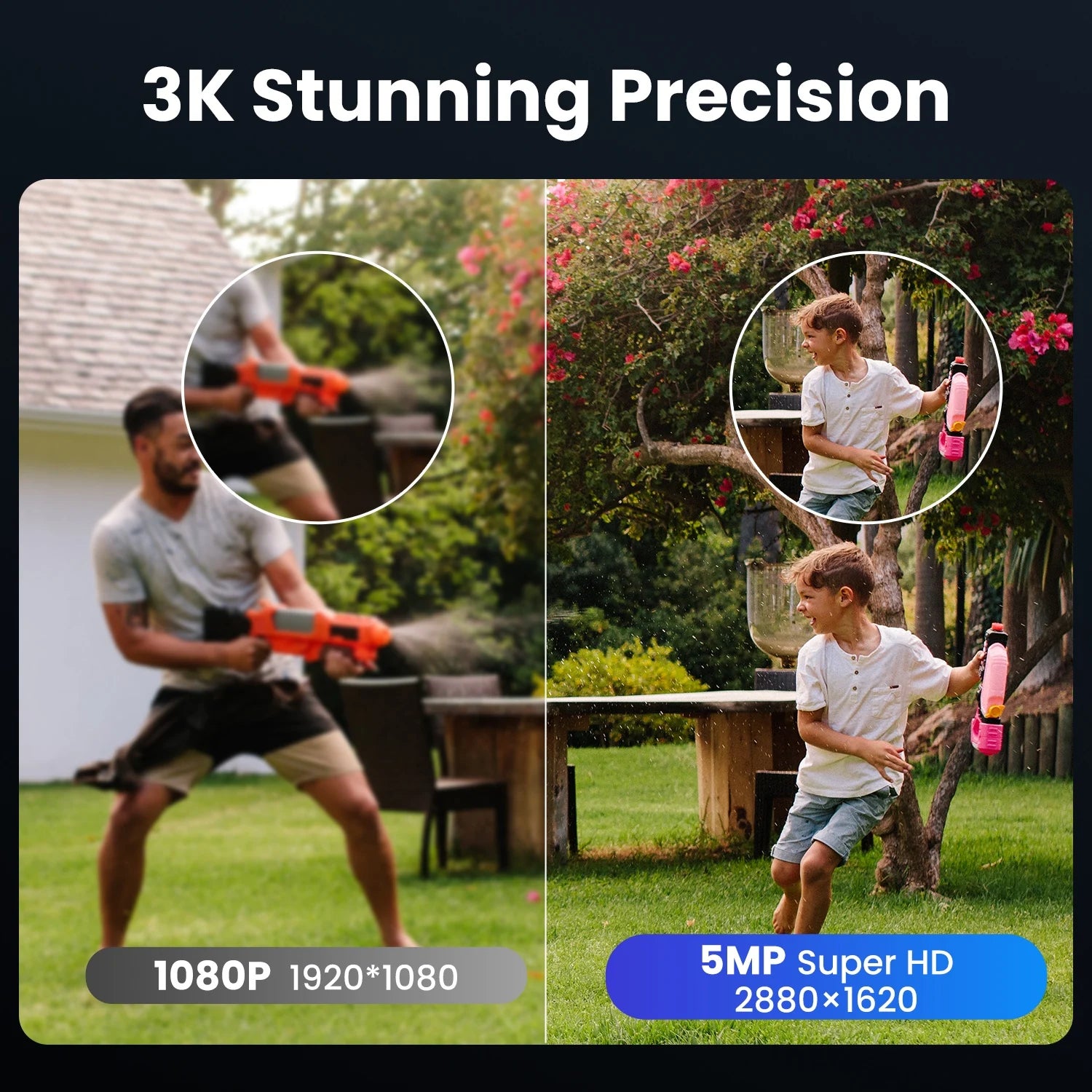 ZOSI C186A Aurora Lux 4K 8MP/5MP WiFi Security Camera – True Full‑Color Night Vision