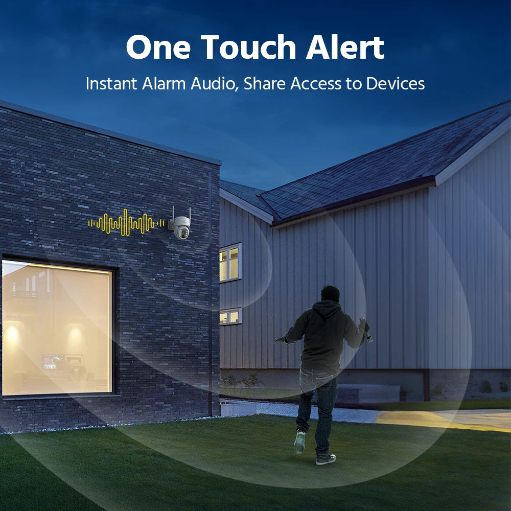 ANNKE 4MP Solar Wireless Camera System | 4CH NVR, Color Night Vision, Dual‑Band WiFi