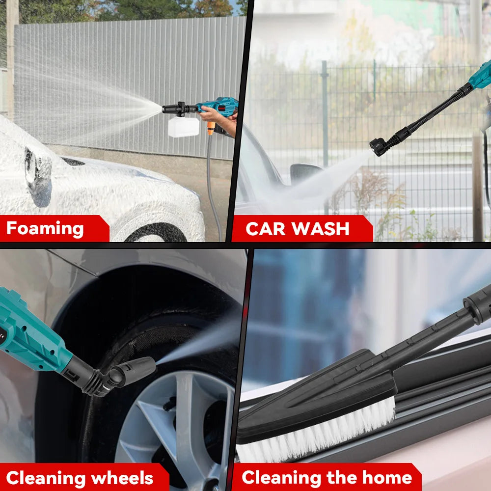 ONEVAN 3500W 200Bar Brushless High‑Pressure Washer | Cordless Car Wash Water Gun
