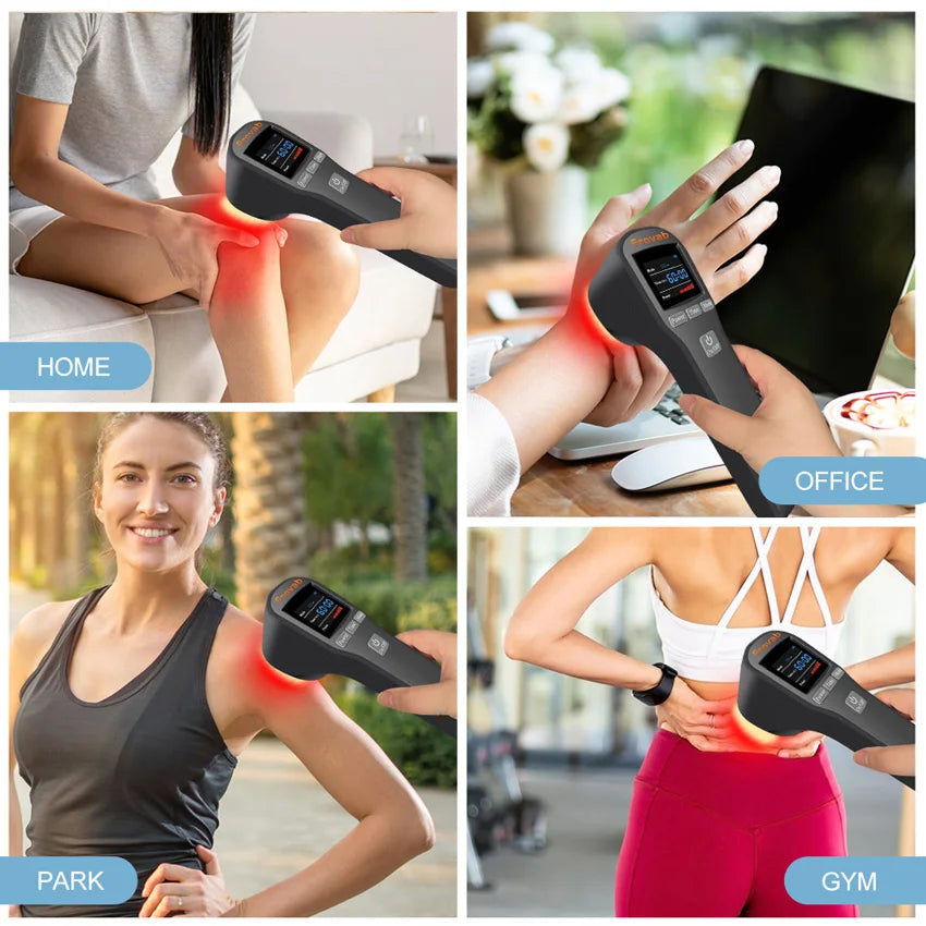 Professional Cold Laser Physiotherapy Device – 4x 808nm & 16x 650nm Infrared Red Light Therapy