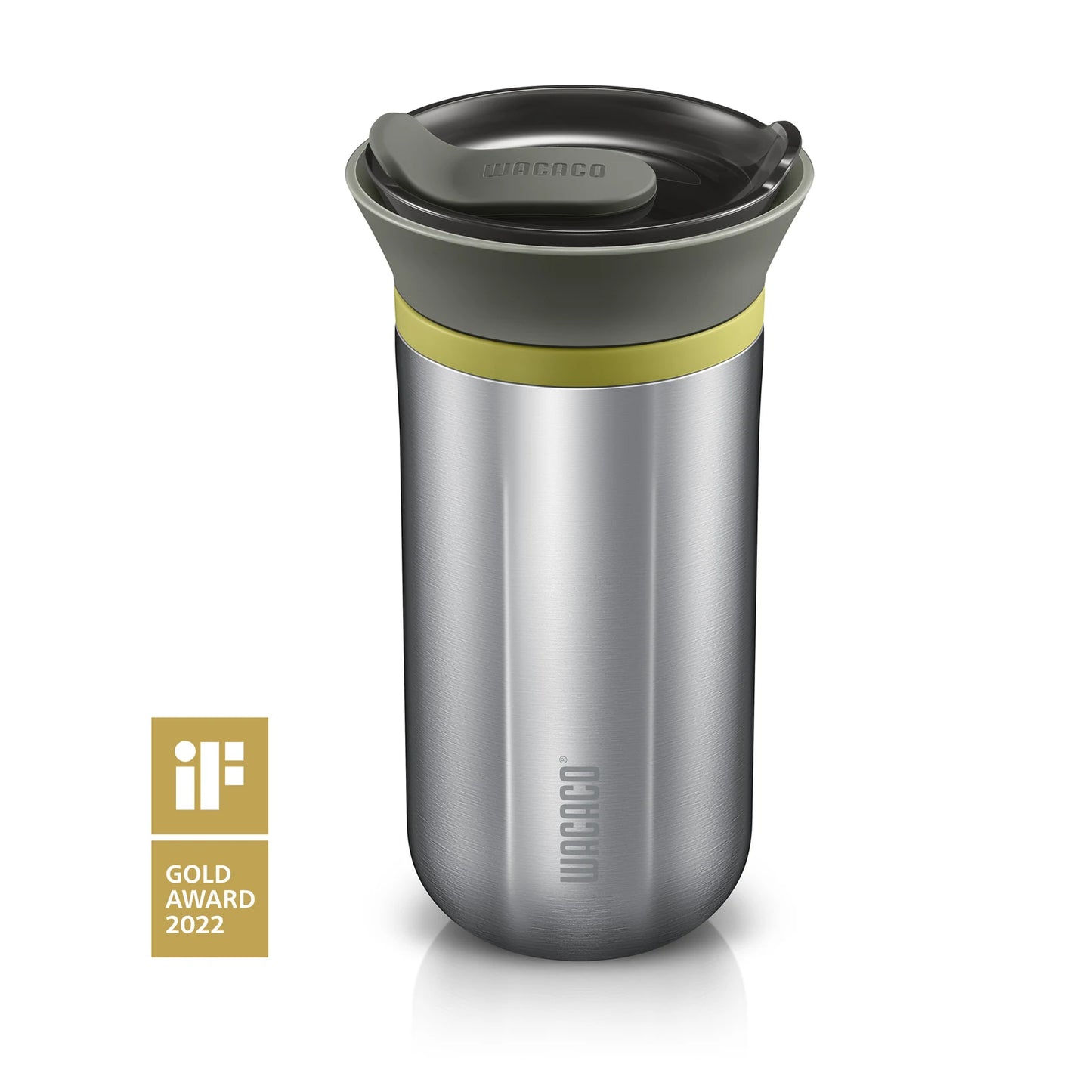 Wacaco Cuppamoka Portable Pour-Over Coffee Maker – Vacuum Insulated Stainless Steel