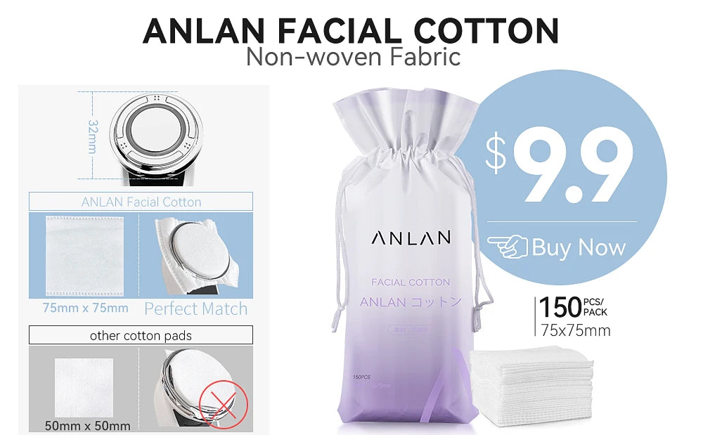 ANLAN EMS Facial Massager Pro Face Lifting Skin Rejuvenation Cold Compress Deep Cleaning Anti-aging Skincare Beauty Device - Limetastore