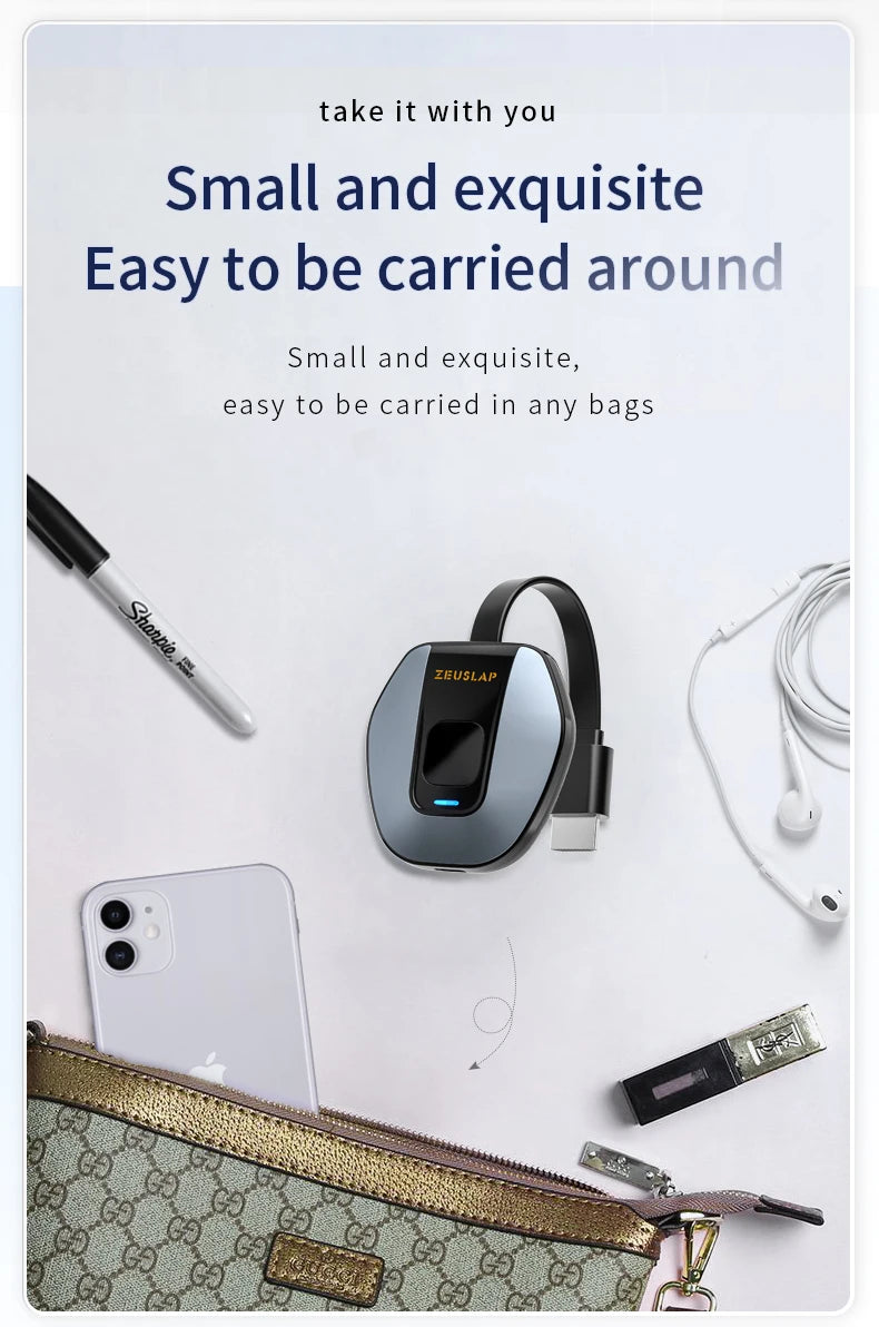 50m 5G Wireless 4K HDMI Transmitter & Receiver | Multi‑Device Mirroring