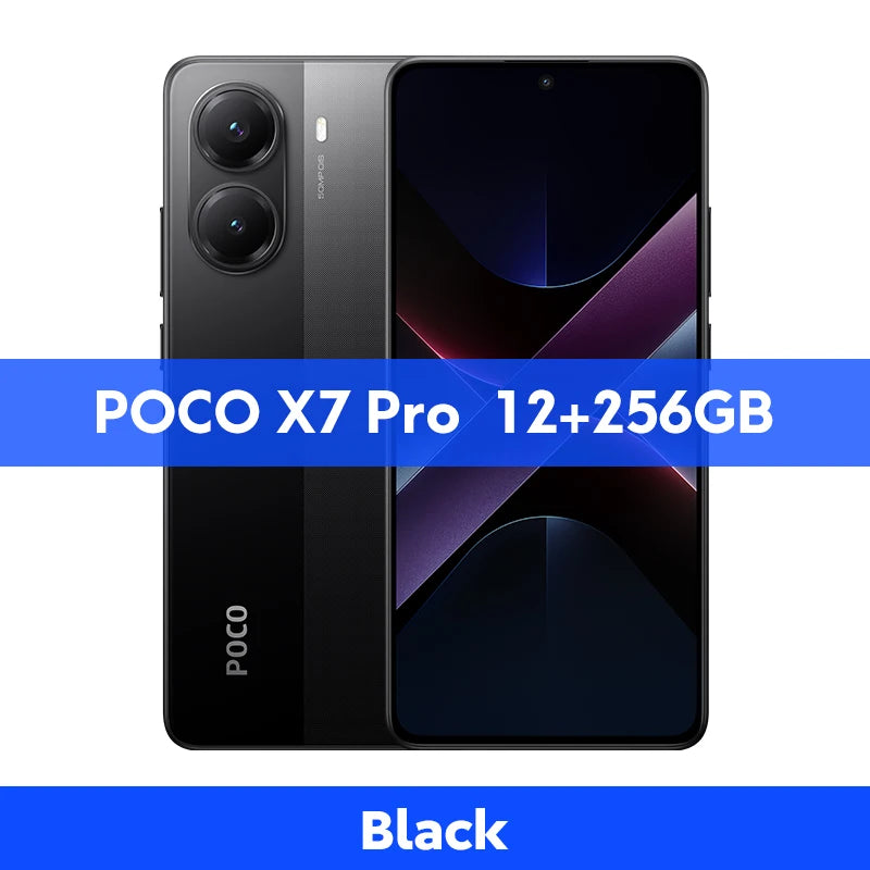 POCO X7 Pro 5G Smartphone Global Version Dimensity 8400-Ultra 50MP camera 6.67" 120Hz display  90W 6000mAh Battery NFC - Limetastore