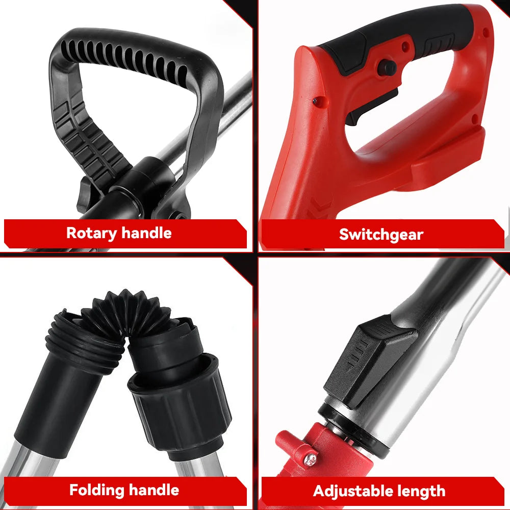 ONEVAN 20,000 RPM Cordless Grass Trimmer | Adjustable Foldable Telescopic Lawn Mower for 21V/18V Battery