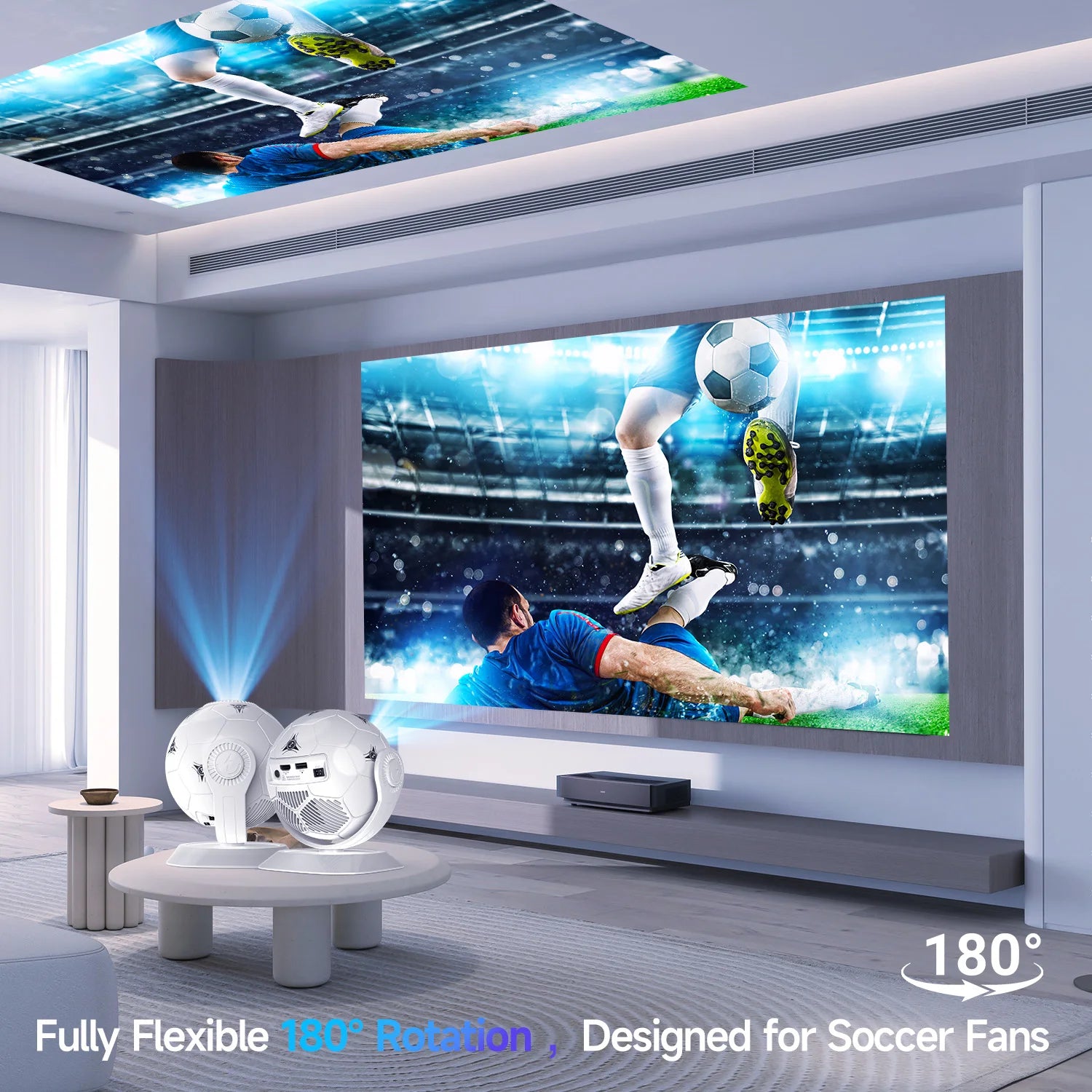 Magcubic HY300F Football Edition Smart Projector | Android 14 & 8K Support