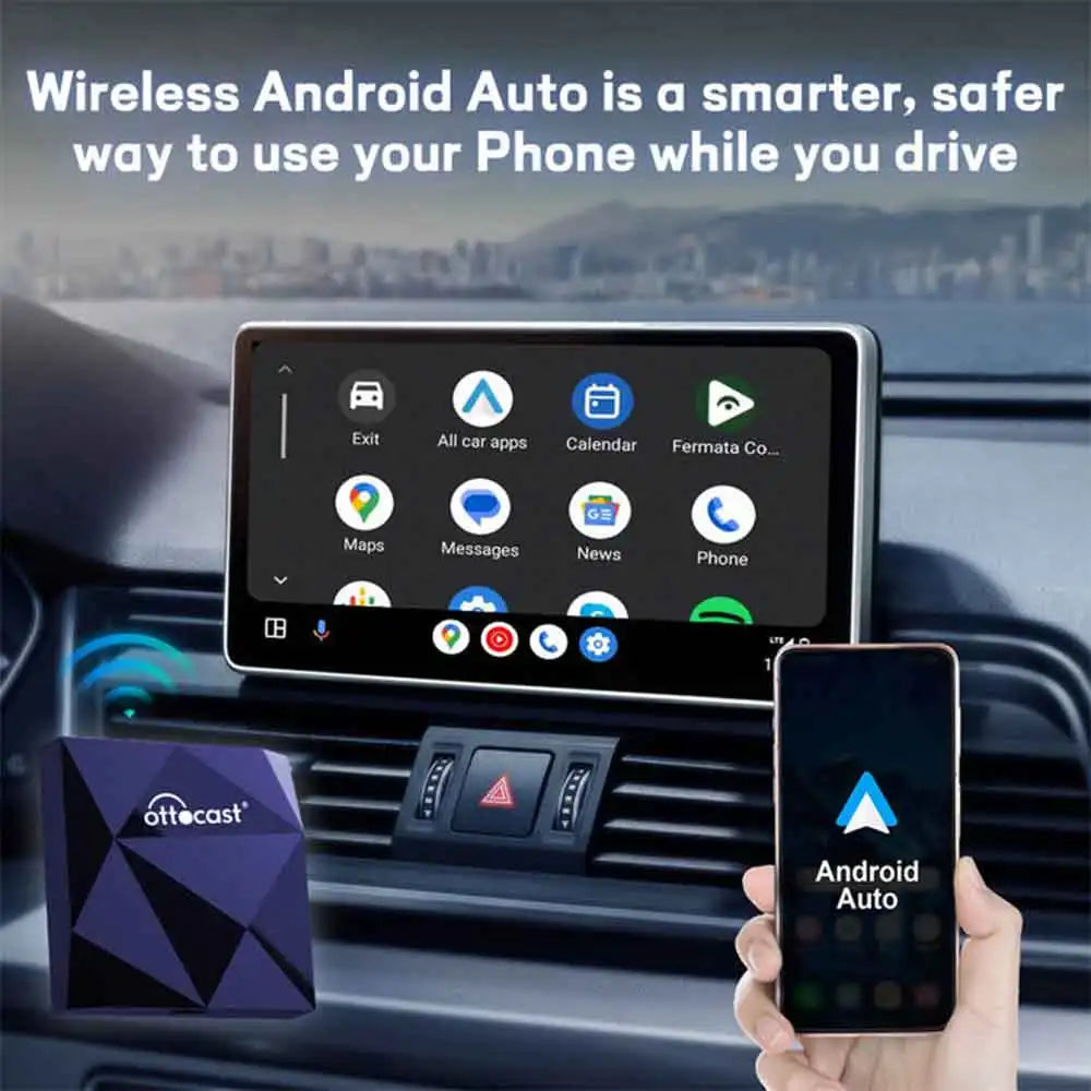 OTTOCAST A2Air Wireless Android Auto Adapter USB Dongle