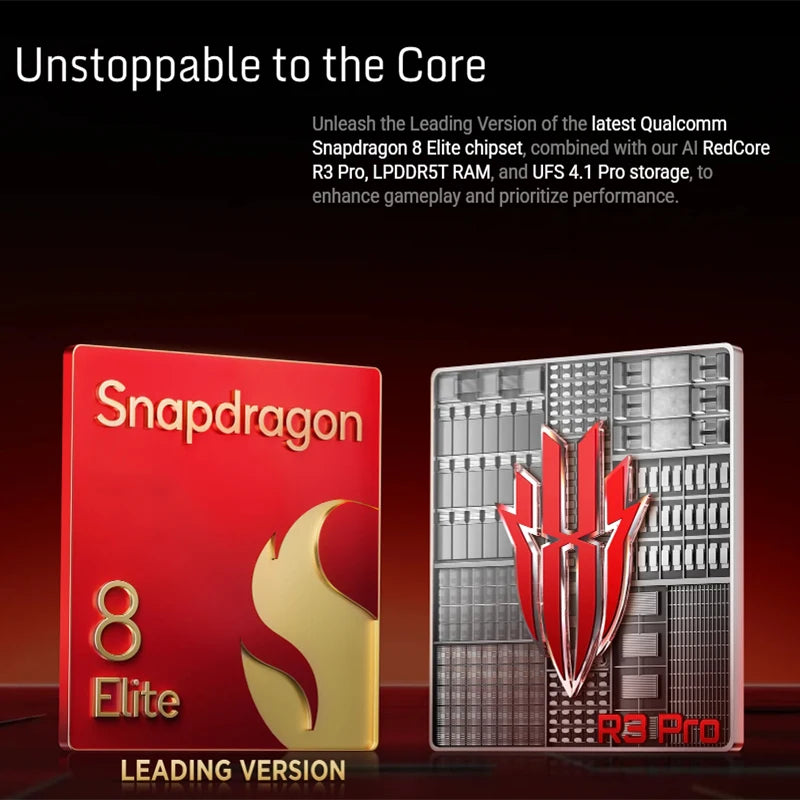 RedMagic 10S Pro 5G Gaming Phone | Snapdragon 8 Elite Leading Version | 7050mAh Battery | 6.85" UDC Full Screen | Global Version - Limetastore