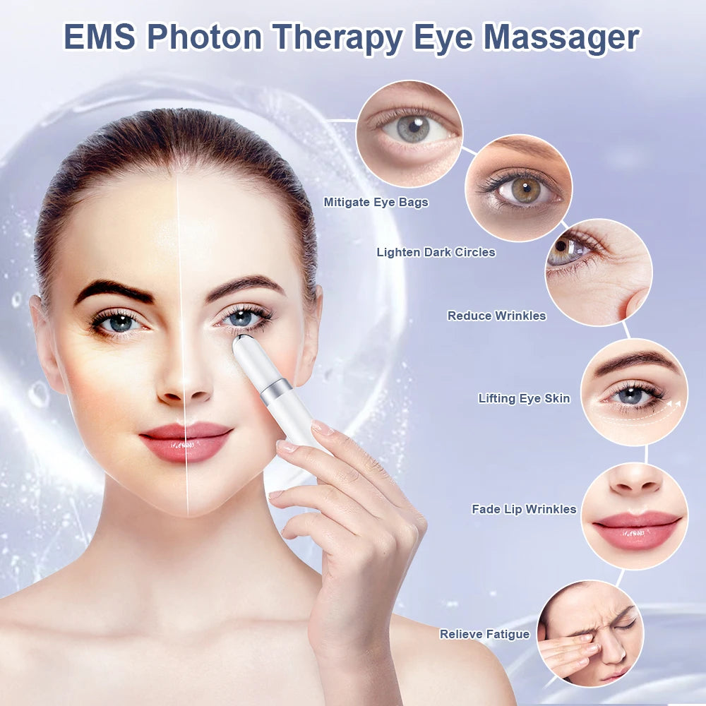 ANLAN EMS Electric Eye Massager for Skin Lifting, Reducing Wrinkles, and Dark Circles - Limetastore
