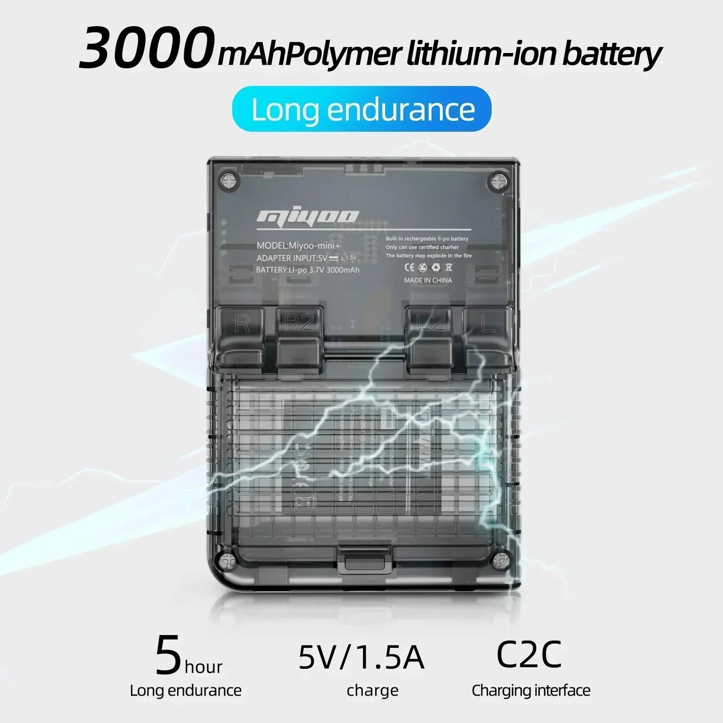 AMPOWN Miyoo Mini Plus Handheld Game Players 3.5'' IPS OCA Linux System Consoles Portable Retro Video Game Wireless Emulator - Limetastore