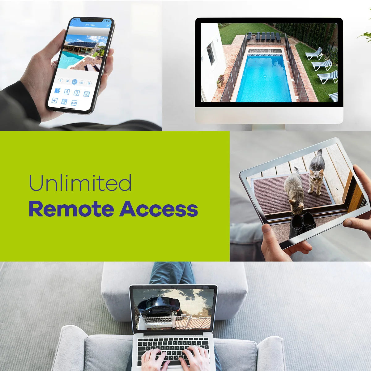 SANNCE 4CH DVR CCTV System | 2/4× 2MP IR Cameras, 1080P TVI, 1280TVL, Outdoor Surveillance Kit