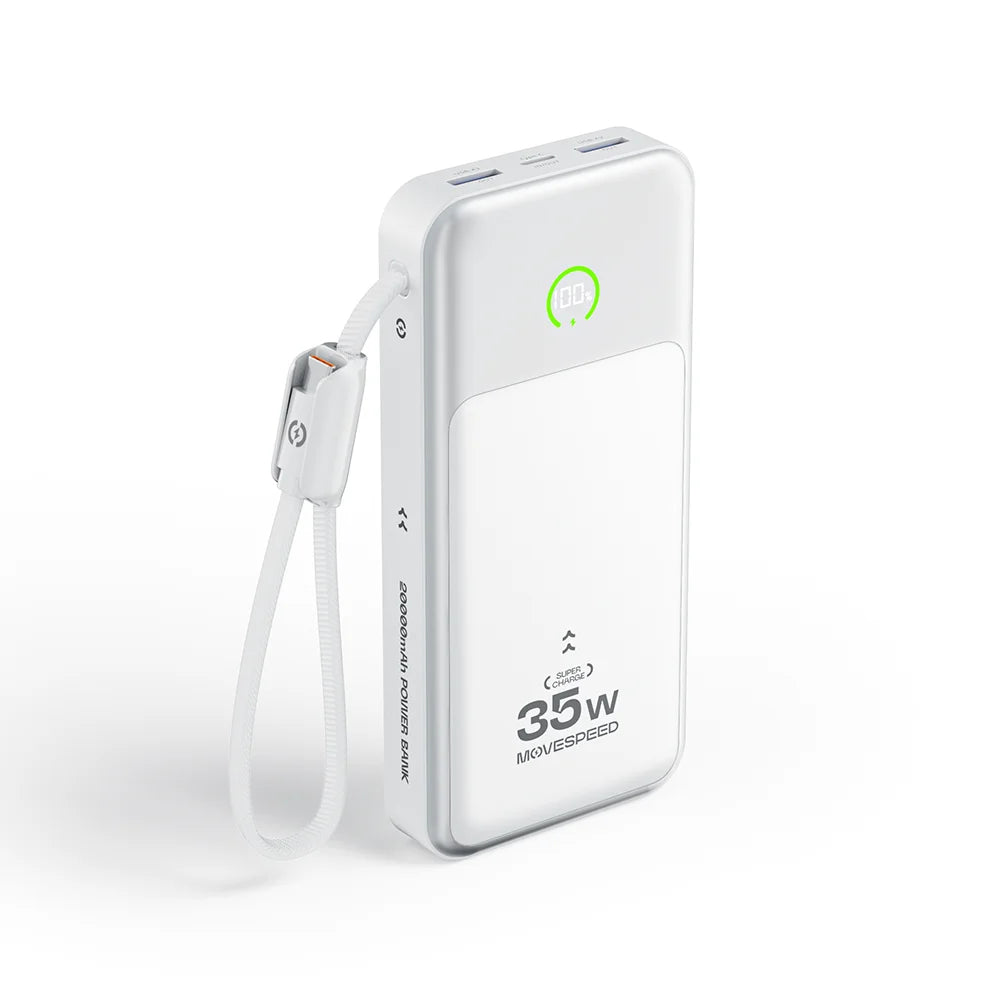 MOVESPEED Blade-Shape Power Bank 20000mAh 35W Fast Charging