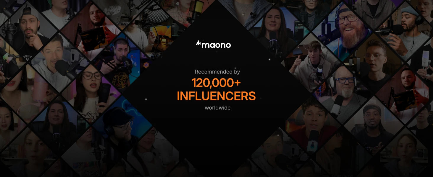 Maono PD200WS – Hybrid Wireless XLR/USB Dynamic Microphone | Podcast, Gaming & Live‑Streaming Mic for Phone, PC & Studio Recording