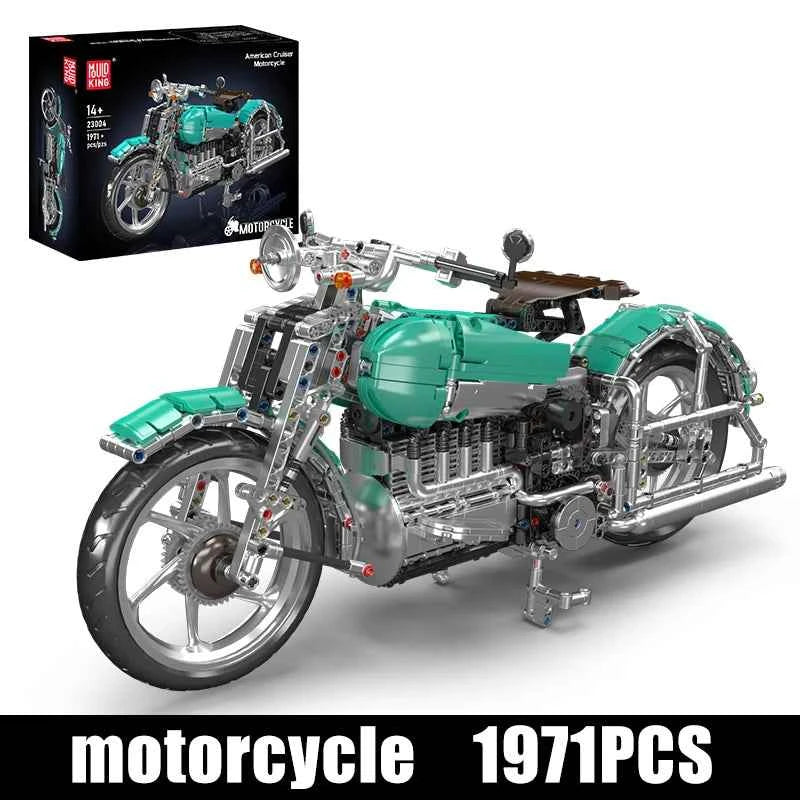 Mould King 23004 American Cruiser Motorcycle - Limetastore