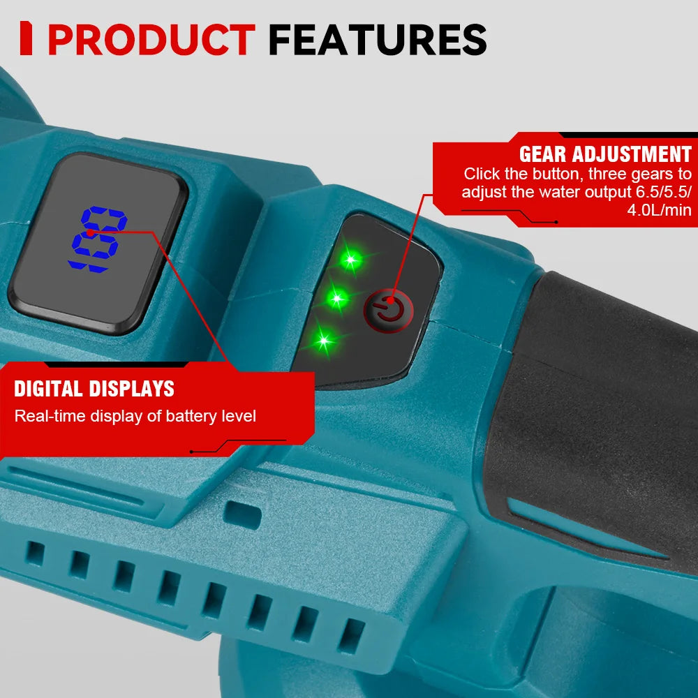 ONEVAN 3500W 200Bar Brushless High‑Pressure Washer | Cordless Car Wash Water Gun