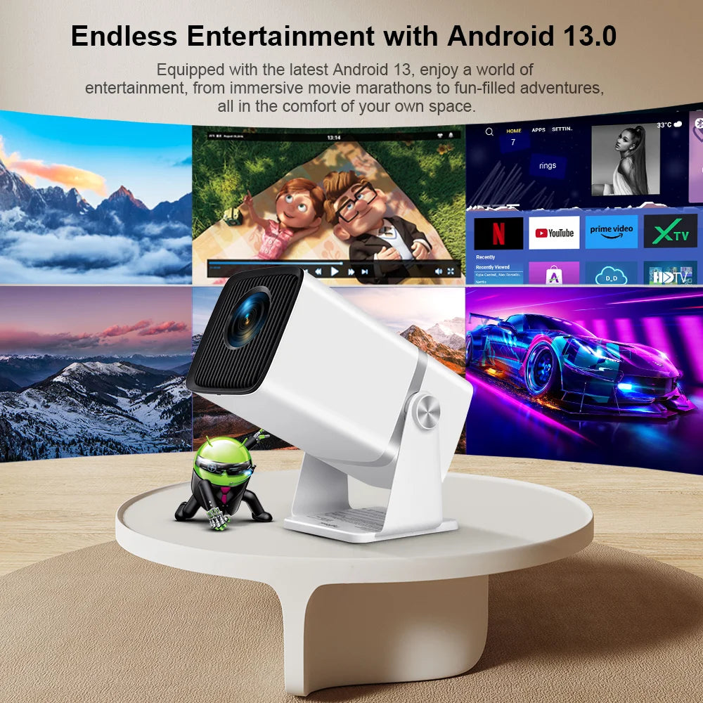 ThundeaL TD80W Native 1080P Full HD mini pametni projektor — podpira 4K, Android