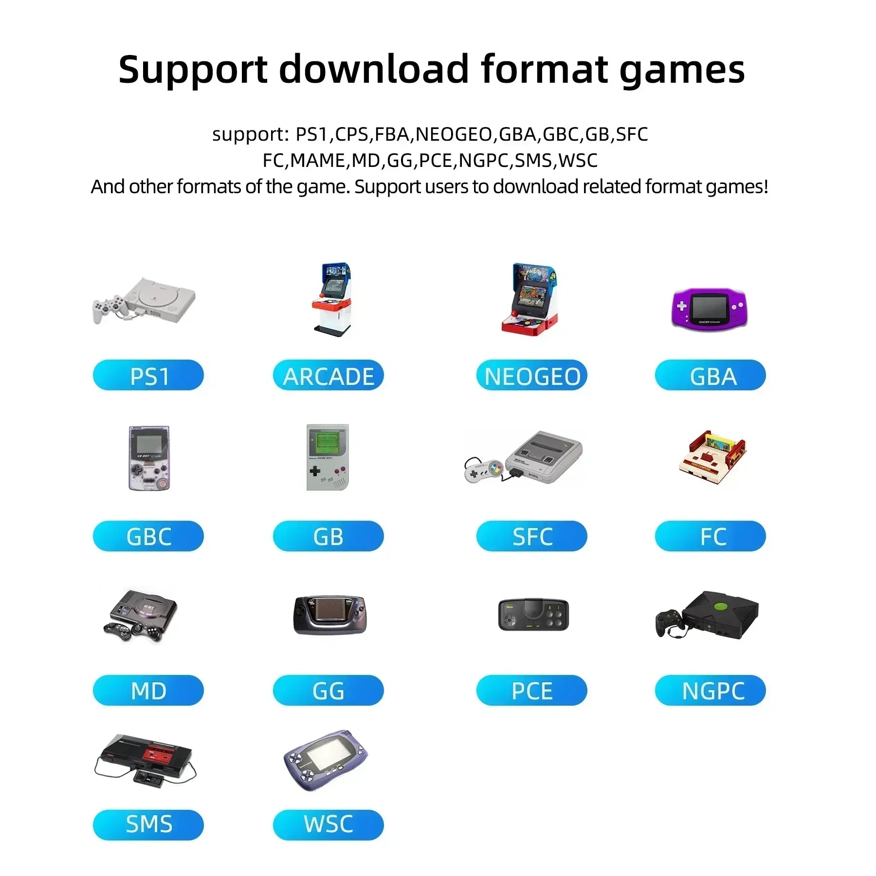 AMPOWN Miyoo Mini Plus Handheld Game Players 3.5'' IPS OCA Linux System Consoles Portable Retro Video Game Wireless Emulator - Limetastore