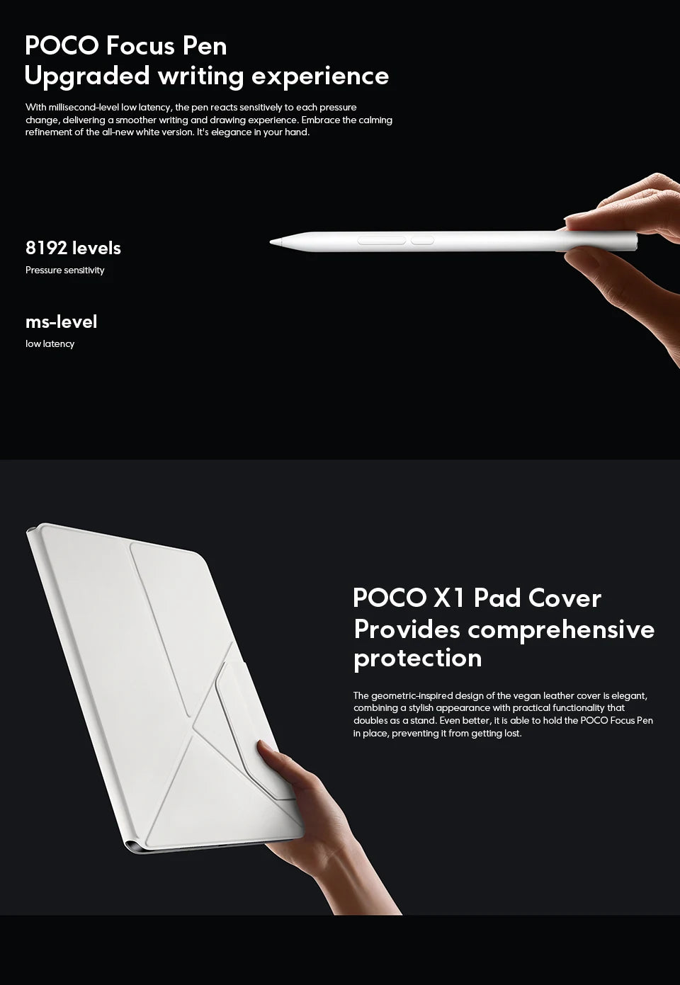 POCO Pad X1 Global Version Tablets Snapdragon 7+ Gen 3 11.2'' 3.2K 144Hz Display 8850mAh 45W Turbo Charging 13MP Main Camera - Limetastore