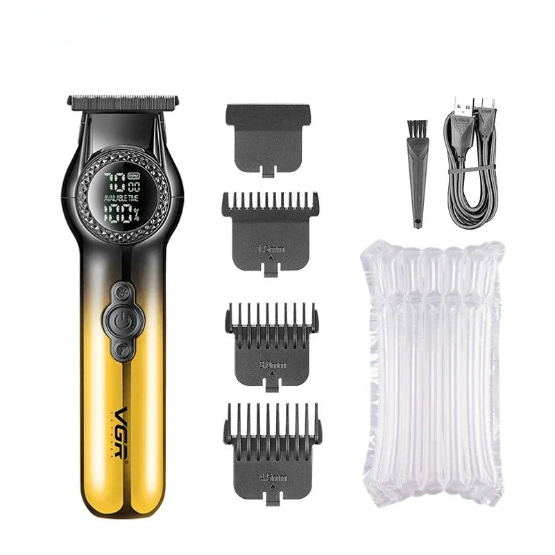 VGR Hair Trimmer Professional Barber Hair Clipper Electric 8000 RPM Hair Cutting Machine Haircut Cordless Trimmer for Men V-990