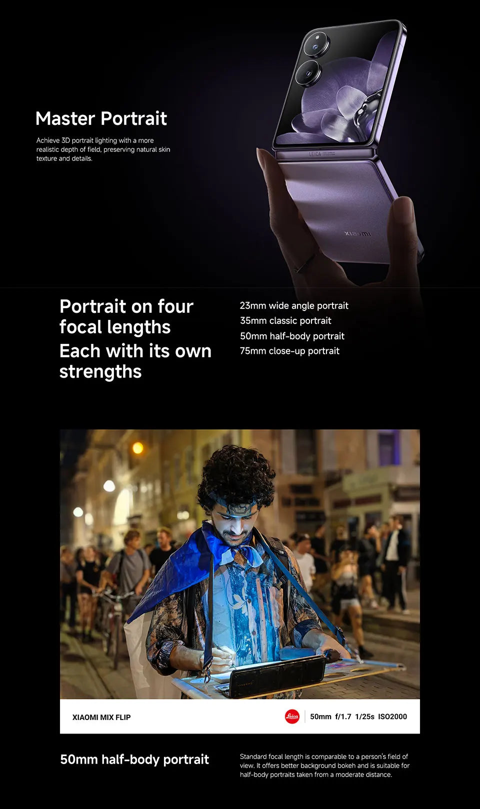 FR Warehouse Xiaomi MIX Flip Smartphone Global Version New Snapdragon 8 Gen 3 CPU 50MP Leica Camera  12GB RAM 512GB ROM 6.86 inch Foldable Display NFC - Limetastore
