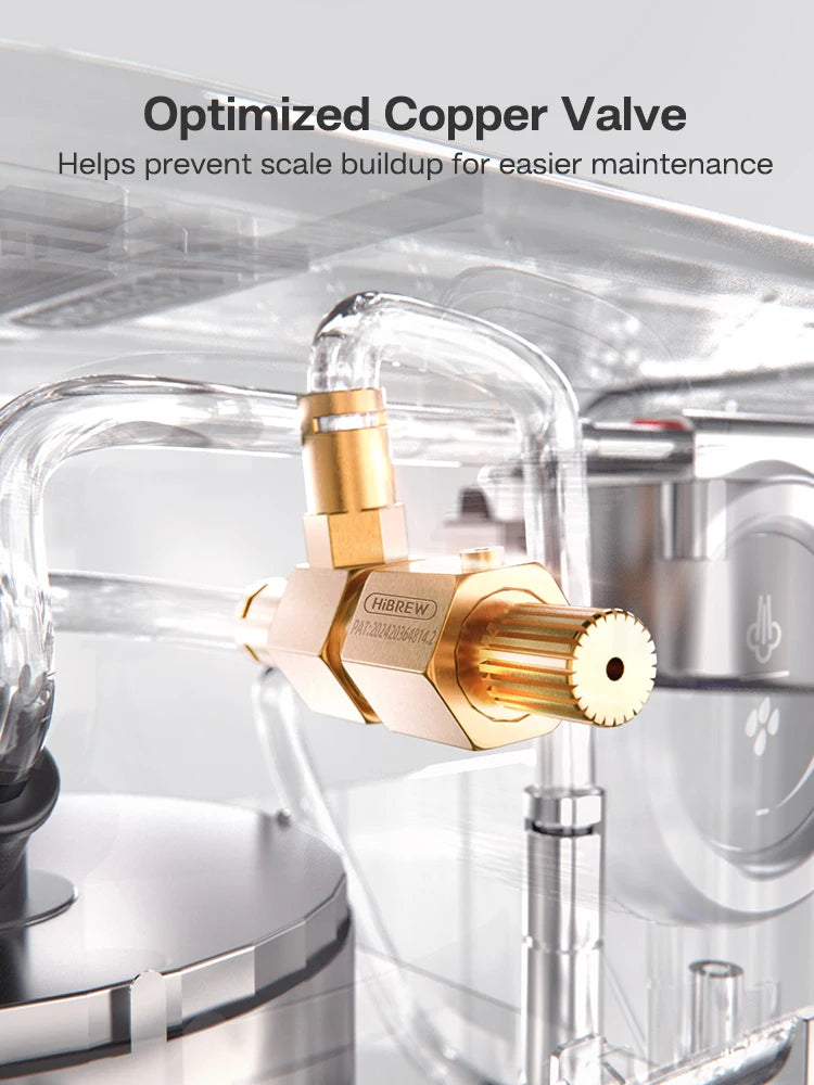 HiBREW H10B – Izjemno tanek aparat za espresso s 20 bari | Polavtomatski kavni aparat z nastavljivo temperaturo