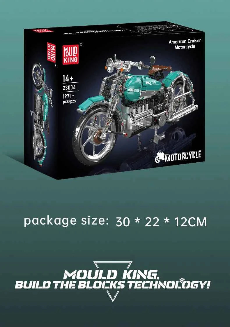 Mould King 23004 American Cruiser Motorcycle - Limetastore