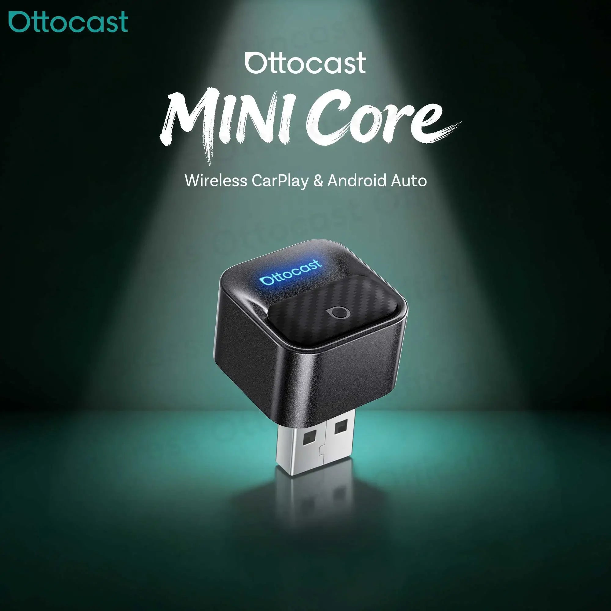 OTTOCAST Mini Core Wireless CarPlay & Android Auto Adapter