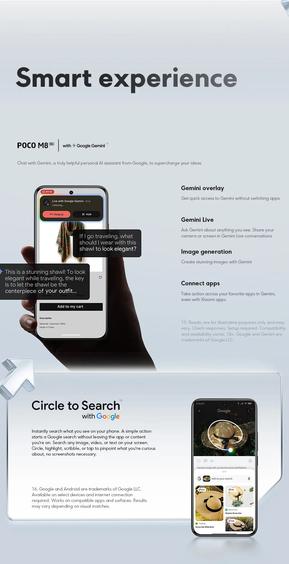 【World Premiere】POCO M8 5G Smartphone Global Version Snapdragon® 6 Gen 3 6.77" 120Hz Display 50MP Camera 5520mAh 45W NFC - Limetastore