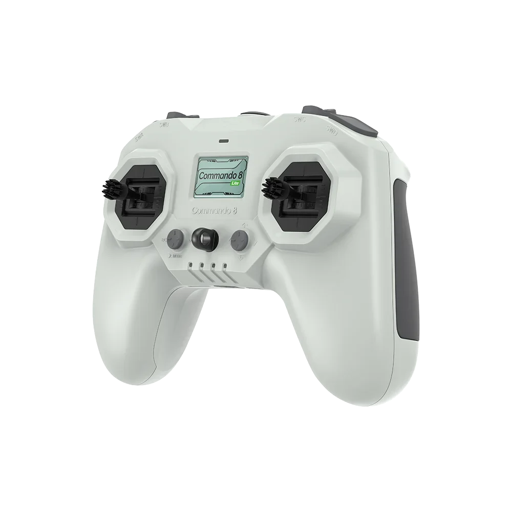 iFlight Commando 8 Lite – ExpressLRS 2.4GHz 100mW Radio Transmitter | Built‑In Battery, Ultra‑Light FPV Remote Controller