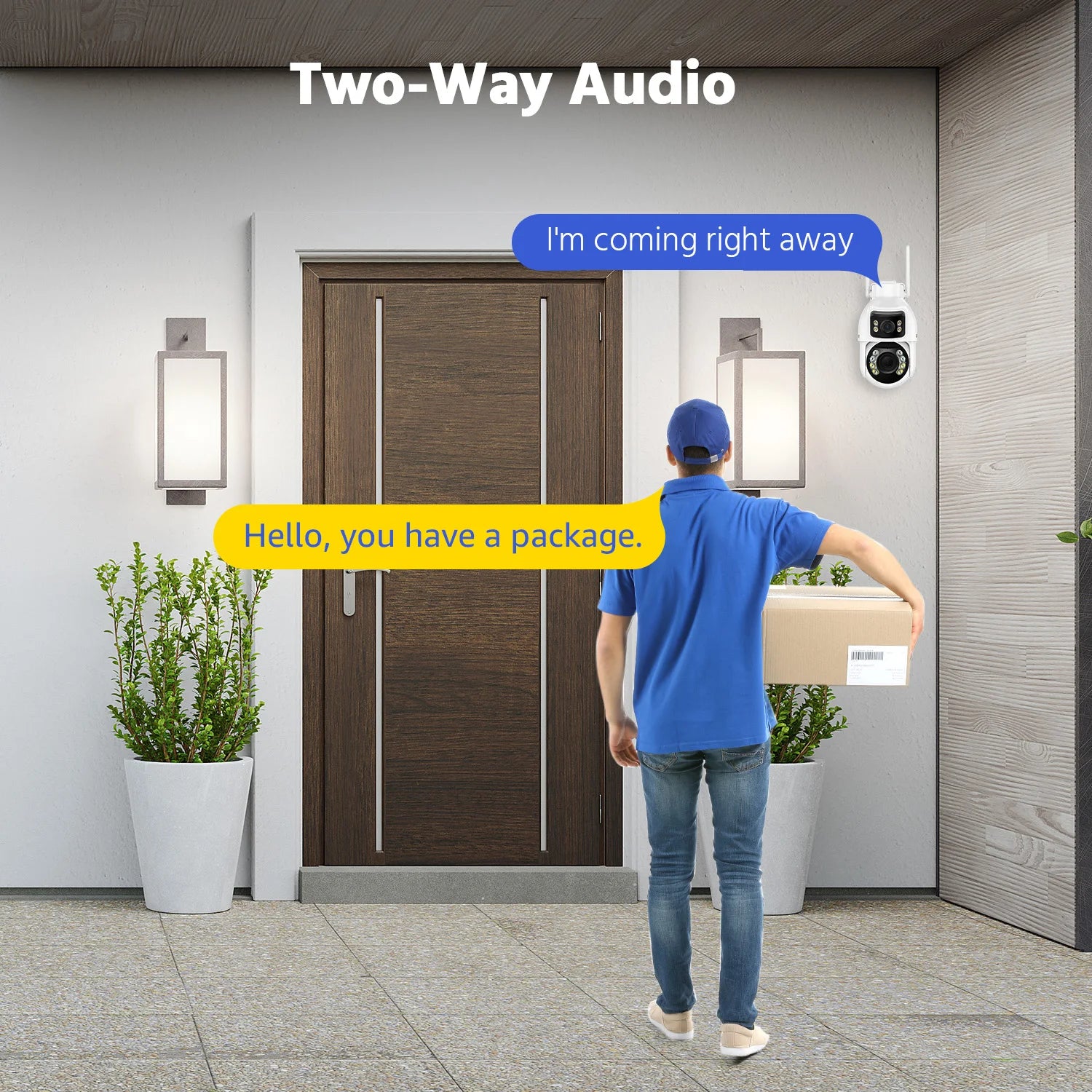 ANNKE WCD1012 10MP Dual‑Lens PTZ Camera | 12× Zoom, AI Tracking, WiFi
