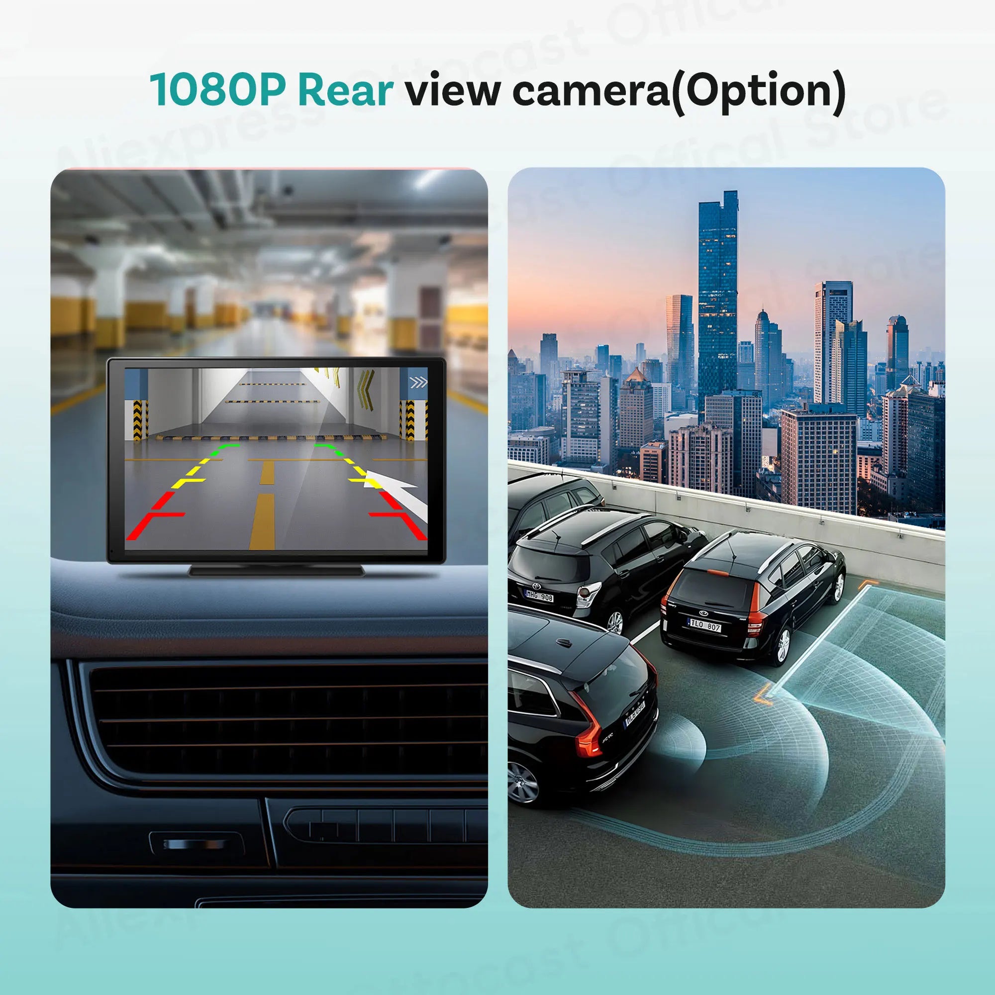 OTTOCAST Express 9" Wireless CarPlay Android Car Display
